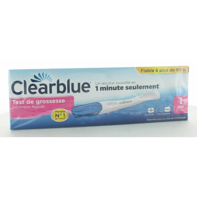 Clearblue Test de Grossesse Détection Rapide x1