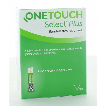 OneTouch Select Plus 100 bandelettes