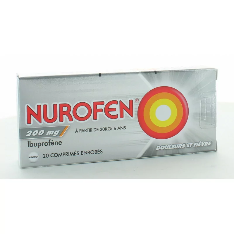 Nurofen Ibuprofène 200mg 20 comprimés|Univers Pharmacie