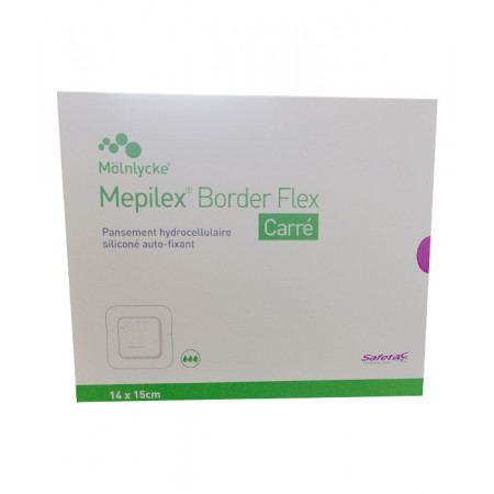 Mepilex Border Flex Carré 14 X 15cm 16 Pièces
