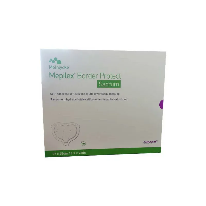 Mepilex Pansements Border Protect Sacrum 22X25cm 10 pièces
