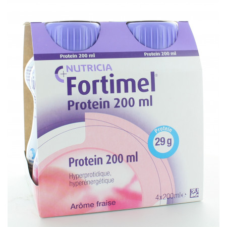 Nutricia Fortimel Protein Arôme Fraise x4 200ml