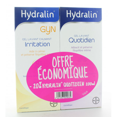 Hydralin Gyn & Quotidien Gel Lavant 2X200ml