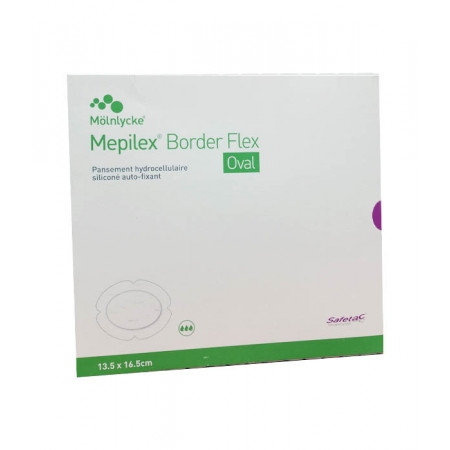 Mepilex Border Flex Oval 13,5 X 16,5cm 16 Pièces