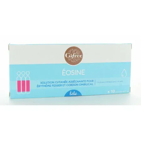 Gifrer Eosine Unidose 10X2ml - Univers Pharmacie