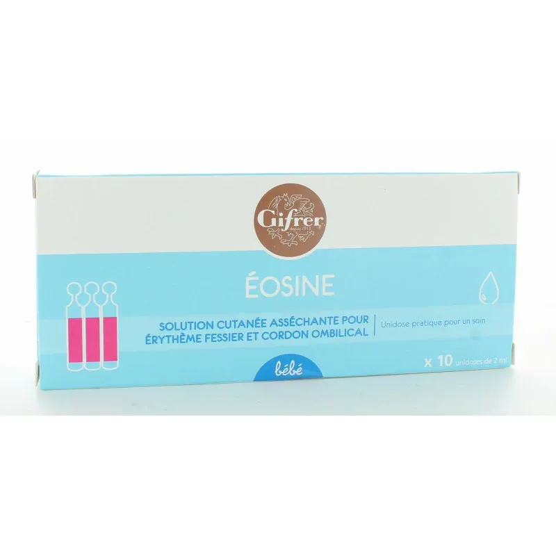 Gifrer Eosine Unidose 10X2ml - Univers Pharmacie