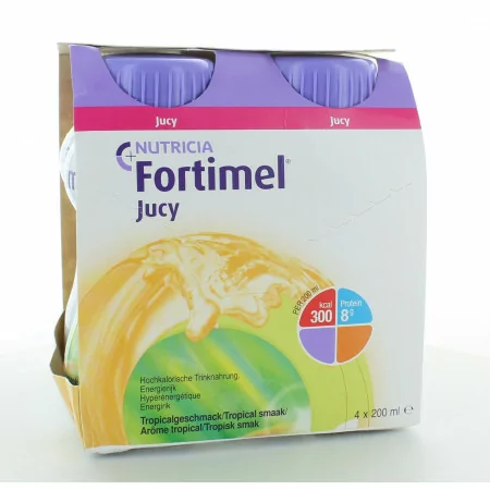 Nutricia Fortimel Jucy Arôme Tropical X4 200ml