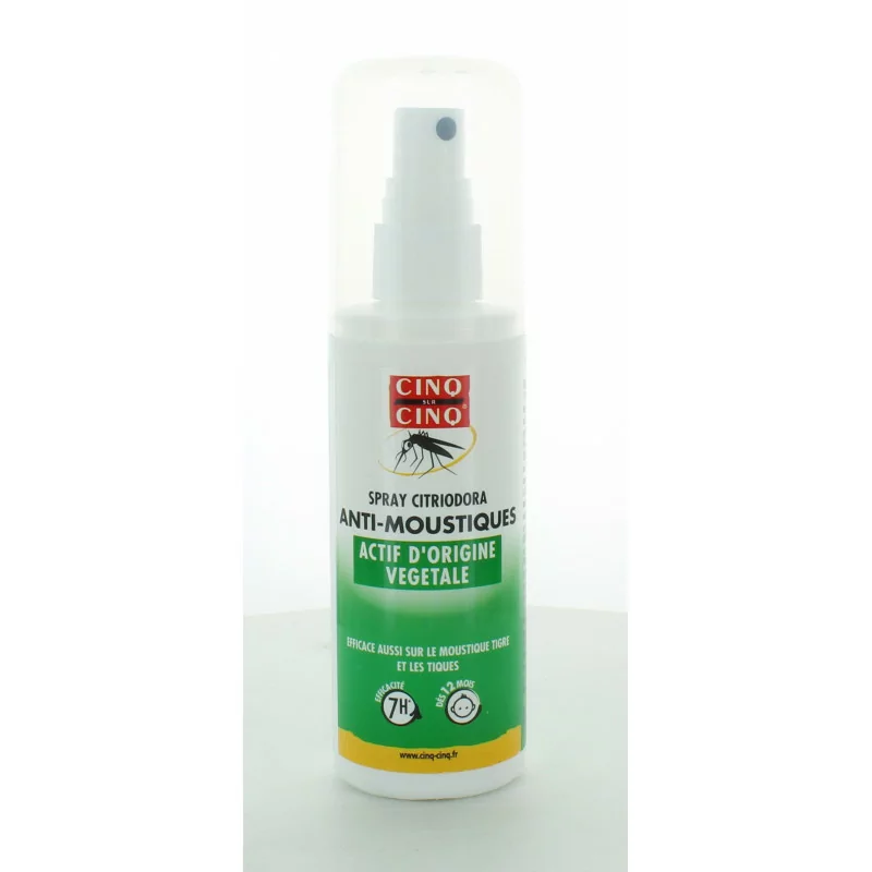 Spray Anti-Moustiques Formule Végétale Adulte et Enfant, 100ml
