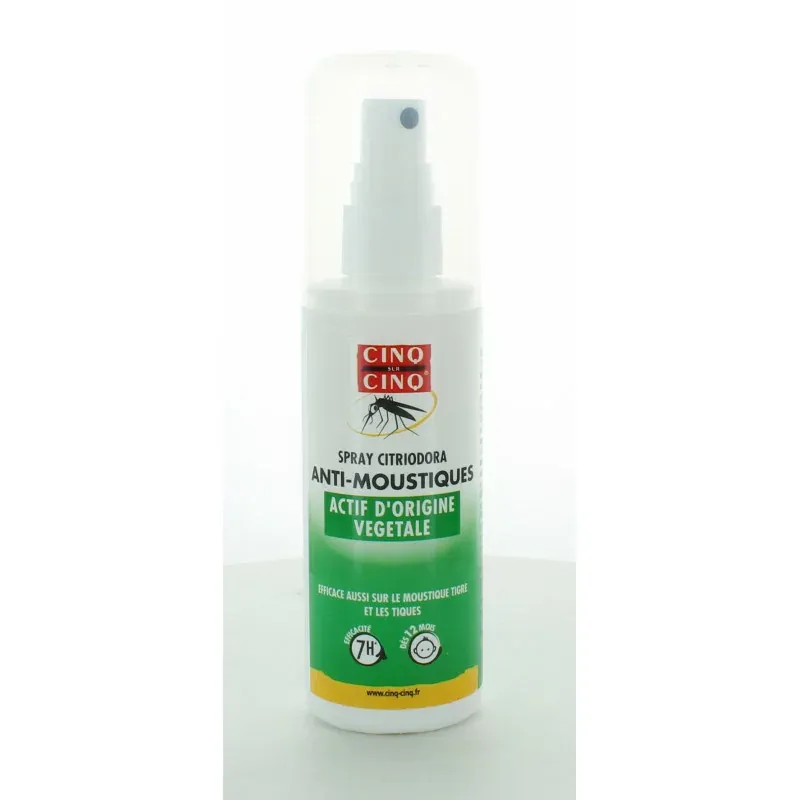 Cinq sur Cinq Anti-Moustique Formule Naturelle 100ml