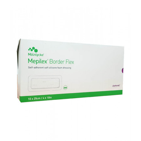 Mepilex Border Flex 10X25cm 10 pièces