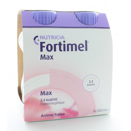Nutricia Fortimel Max Arôme Fraise 300ml X4