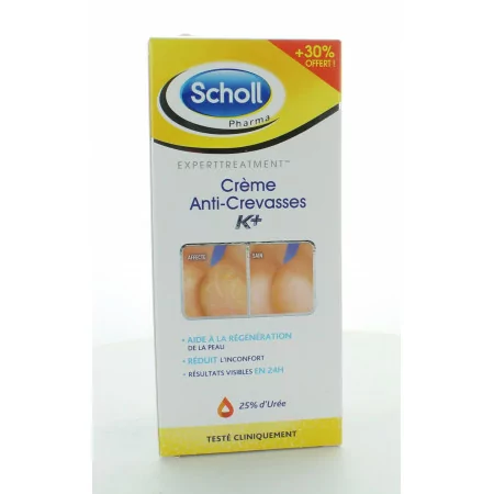 Scholl Crème Anti-Crevasse K+ 120ml