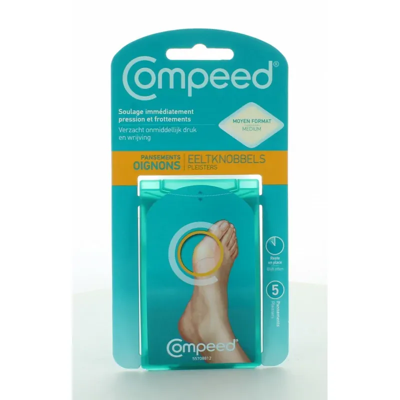 Compeed Pansements Oignons Format Moyen X5