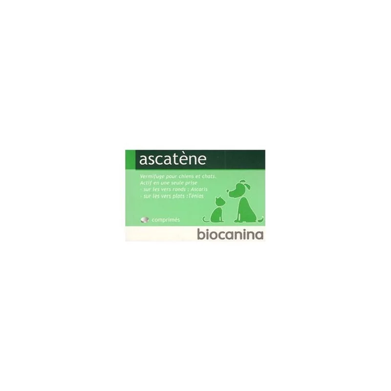 Ascatène Biocanina Vermifuge 10 comprimés