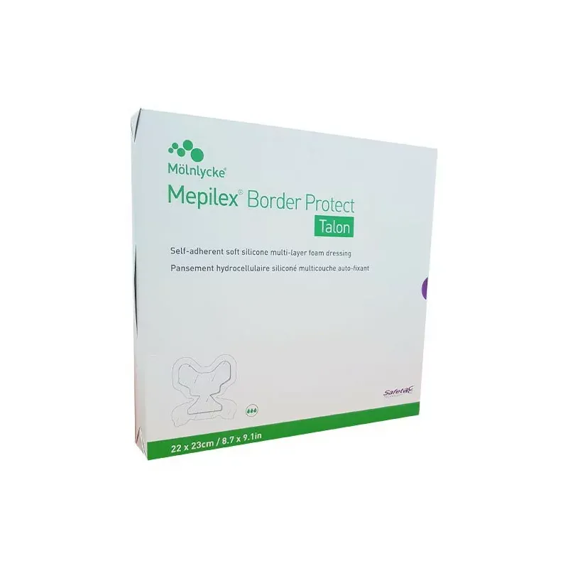 Mepilex Pansements Border Protect Talon 22X23cm 10 pièces