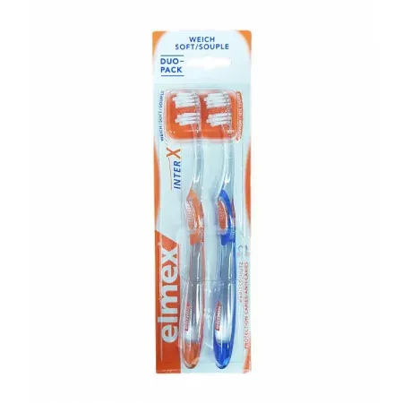 Elmex Brosse à Dents Inter X Souple X2