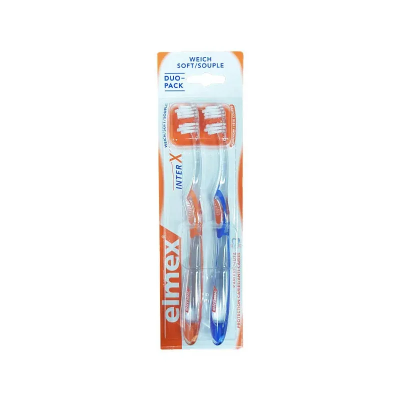 Elmex Brosse à Dents Inter X Souple X2 Elmex Brosse à Dents Inter X Souple X2