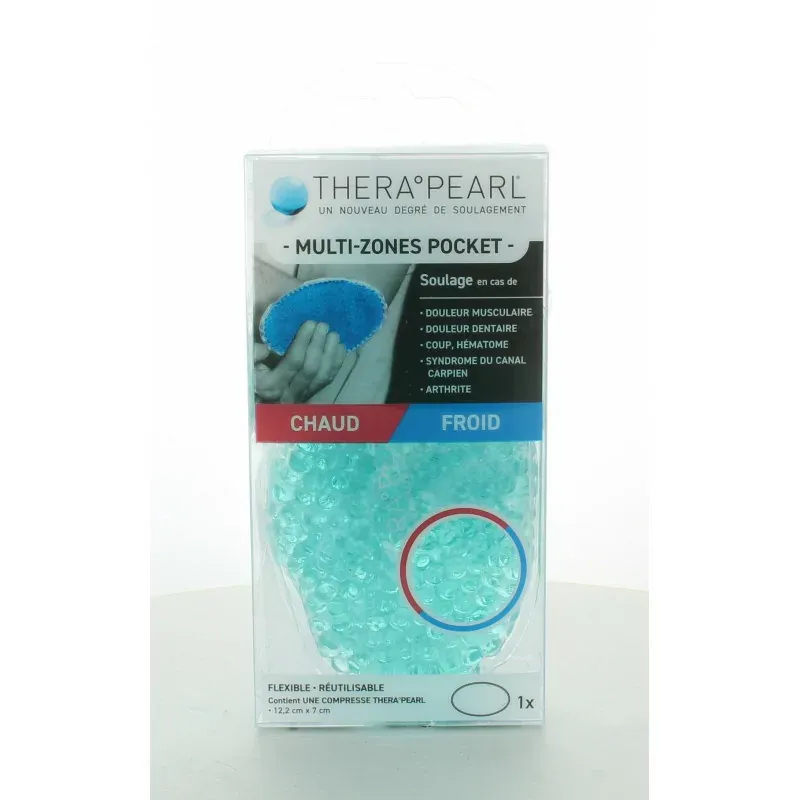 TheraPearl Poche Thermique Multi-zones 12,2 X 7cm