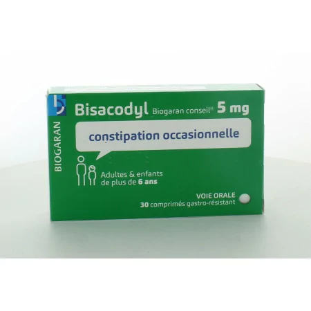 Biogaran Bisacodyl 5mg 30 comprimés