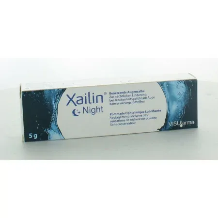 Xailin Night Pommade Ophtalmique Lubrifiante 5g