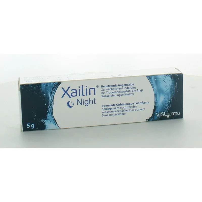 Xailin Night Pommade Ophtalmique Lubrifiante 5g