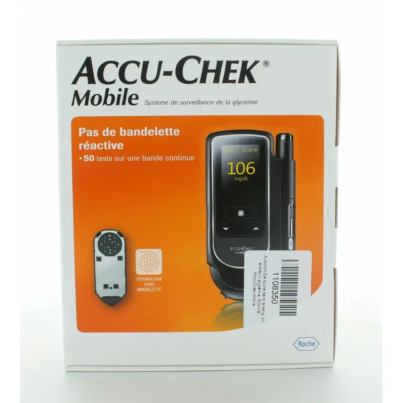 Accu-Chek Mobile Lecteur de Glycémie
