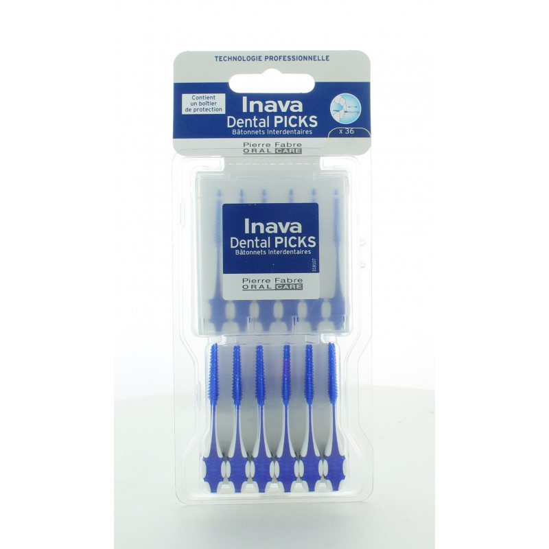 Inava Dental Picks 36 bâtonnets Inava Dental Picks 36 bâtonnets