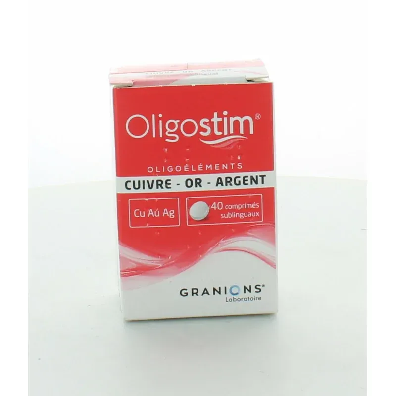 Granions Oligostim Cuivre Or Argent 40 comprimés