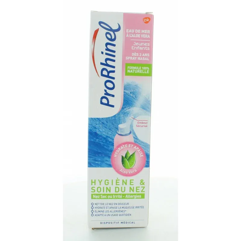 ProRhinel Hygiène et Soin du Nez Aloe Vera Jeunes Enfants 100ml