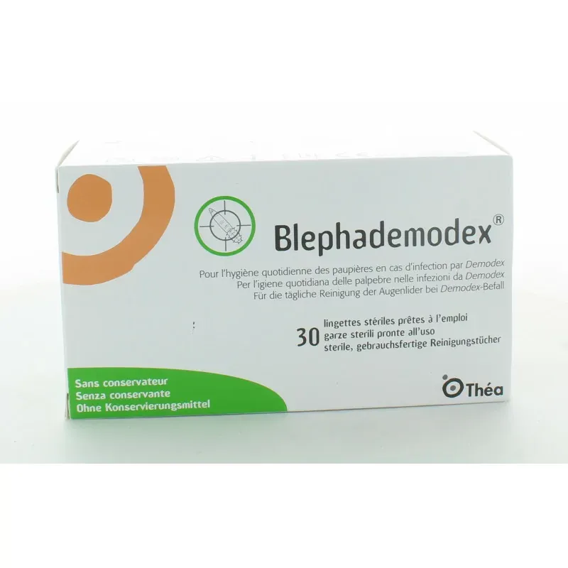 Blephademodex 30 Lingettes Stériles