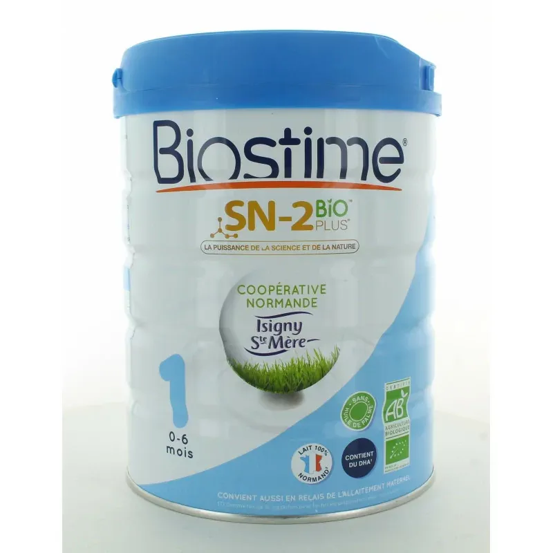 Biostime SN-2 Bio Plus 1er âge 0-6 mois 800g Biostime SN-2 Bio Plus 1er âge 0-6 mois 800g