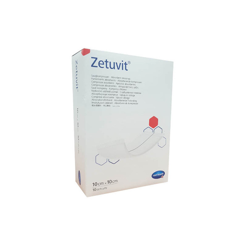 Zetuvit Pansements Absorbants 10X10cm 10 pièces Zetuvit Pansements Absorbants 10X10cm 10 pièces