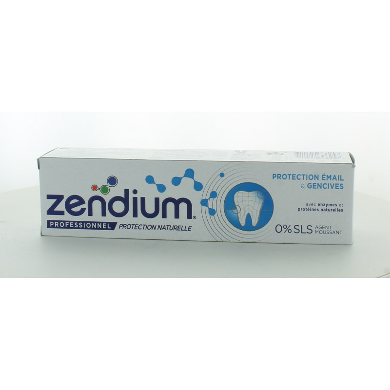 Zendium Professionel Dentifrice Protection Émail et Gencives 75ml - Univers Pharmacie