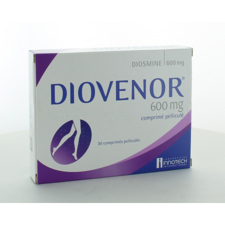 Diovenor Diosmine 600mg 30 comprimés