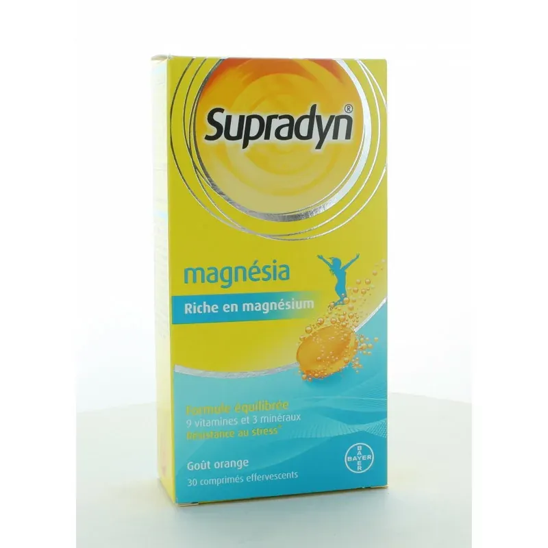 Supradyn Magnésia 30 comprimés