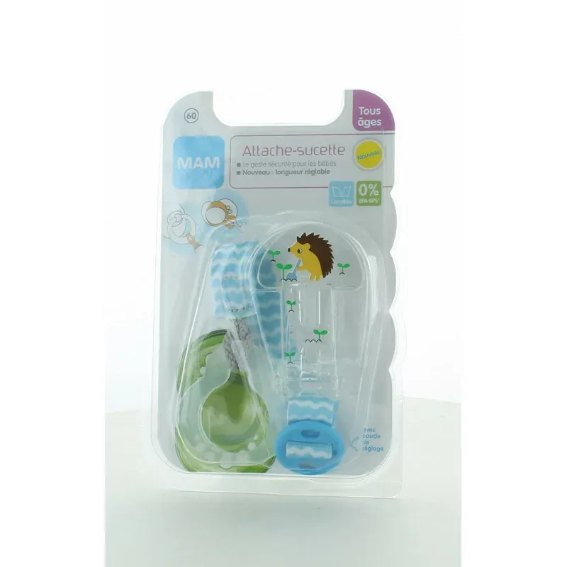 MAM Attache-Sucette Hérisson MAM - Univers Pharmacie