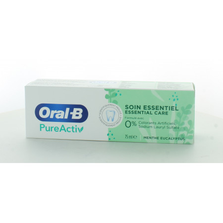 Oral-B PureActiv Soin Essentiel Dentifrice 75ml