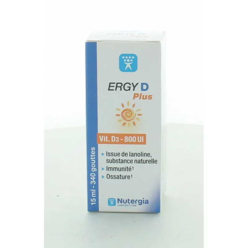 Ergy D Plus Vitamine D3 800UI 15ml