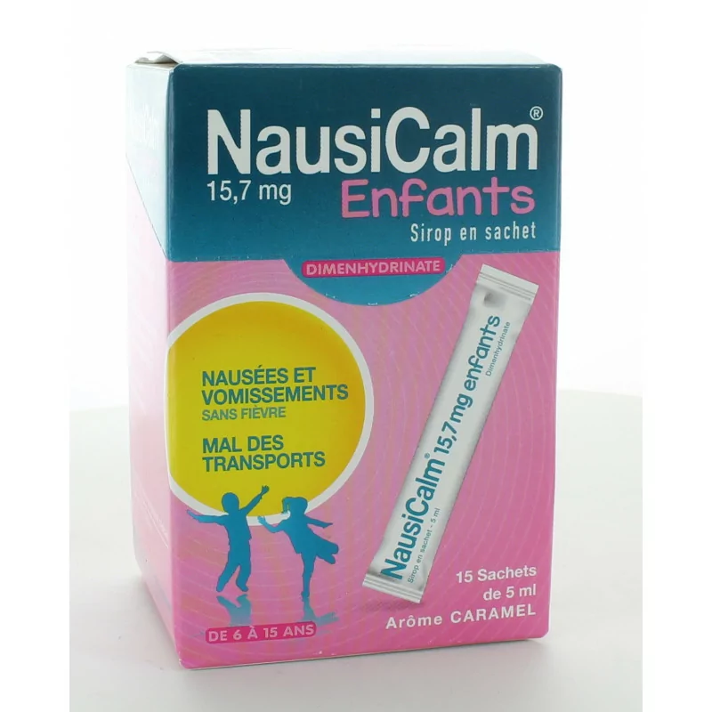 NausiCalm sirop anti vomitif enfant - Mal des transports, vomissements