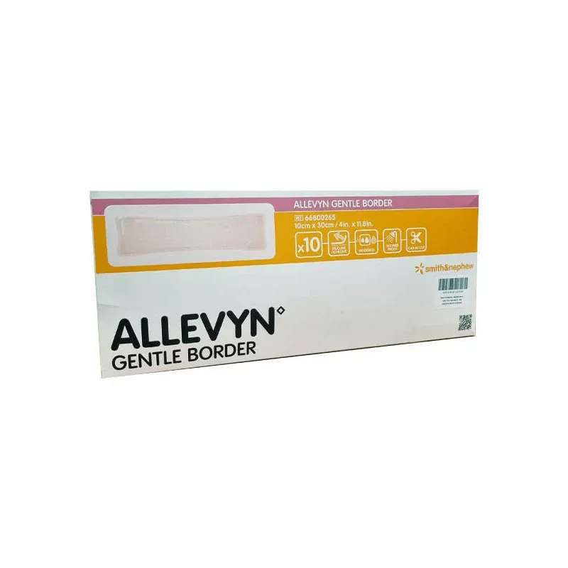 Allevyn Gentle Border 10X30cm 10 Pièces