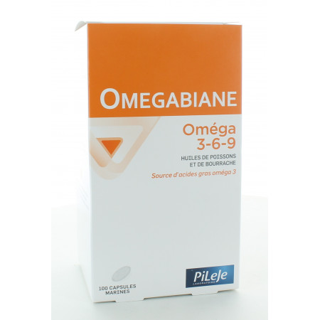 PiLeJe Omegabiane Oméga 3-6-9 100 capsules
