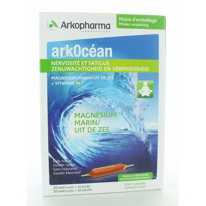 Arkopharma ArkOcéan Magnésium Marin 20 ampoules