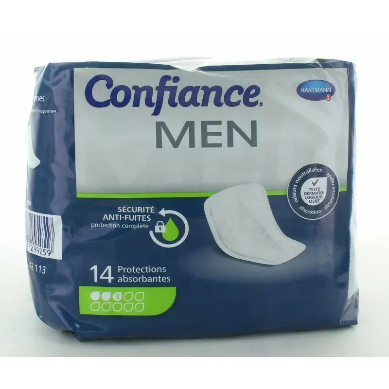 Confiance MEN Niveau 3 14 protections absorbantes