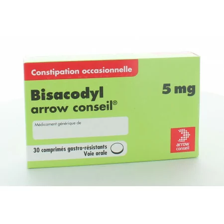 Bisacodyl 5mg Arrow 30 comprimés