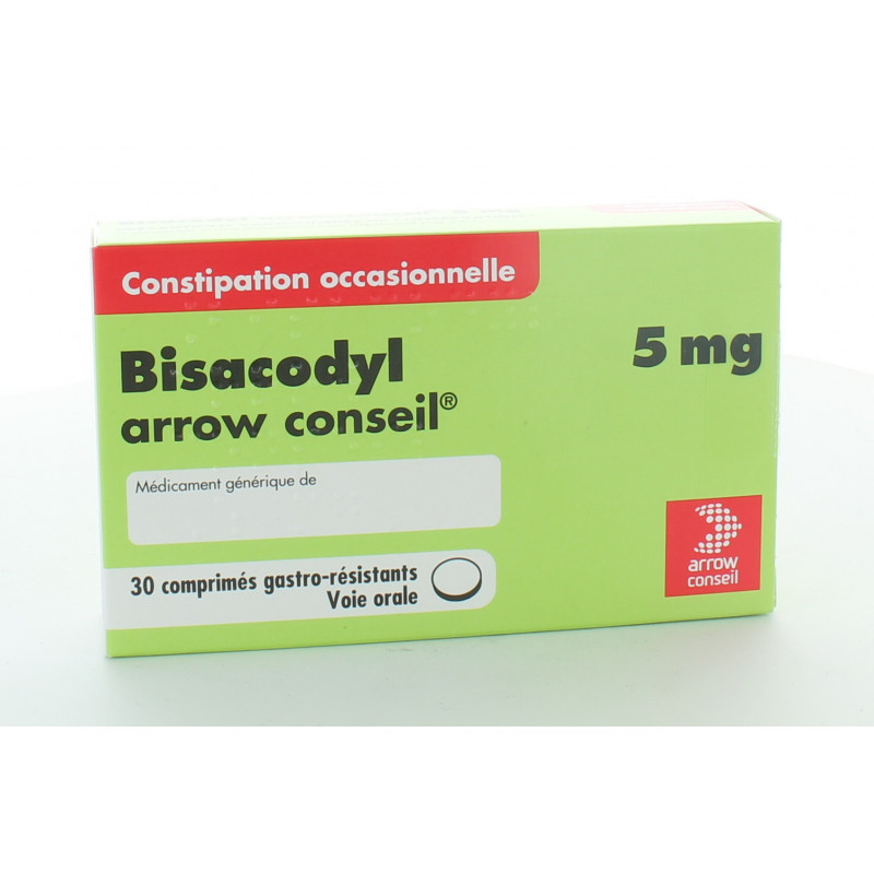 Bisacodyl 5mg Arrow 30 comprimés Bisacodyl 5mg Arrow 30 comprimés