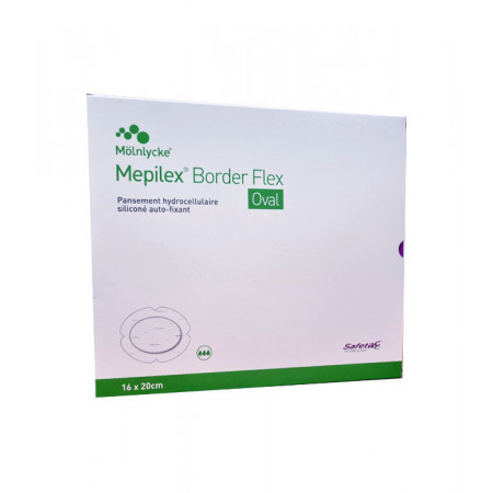 Mepilex Border Flex Oval 16X20cm 10 Pièces
