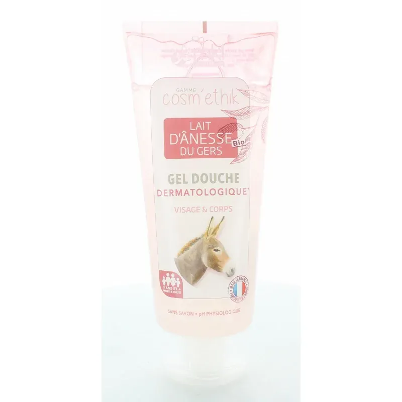 MKL Green Nature Cosm'Ethik Gel Douche Lait d'Ânesse du Gers Bio 200ml