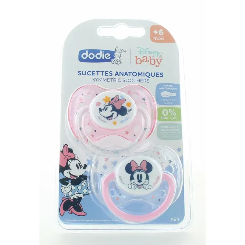 Dodie Sucette Anatomique +6mois X2