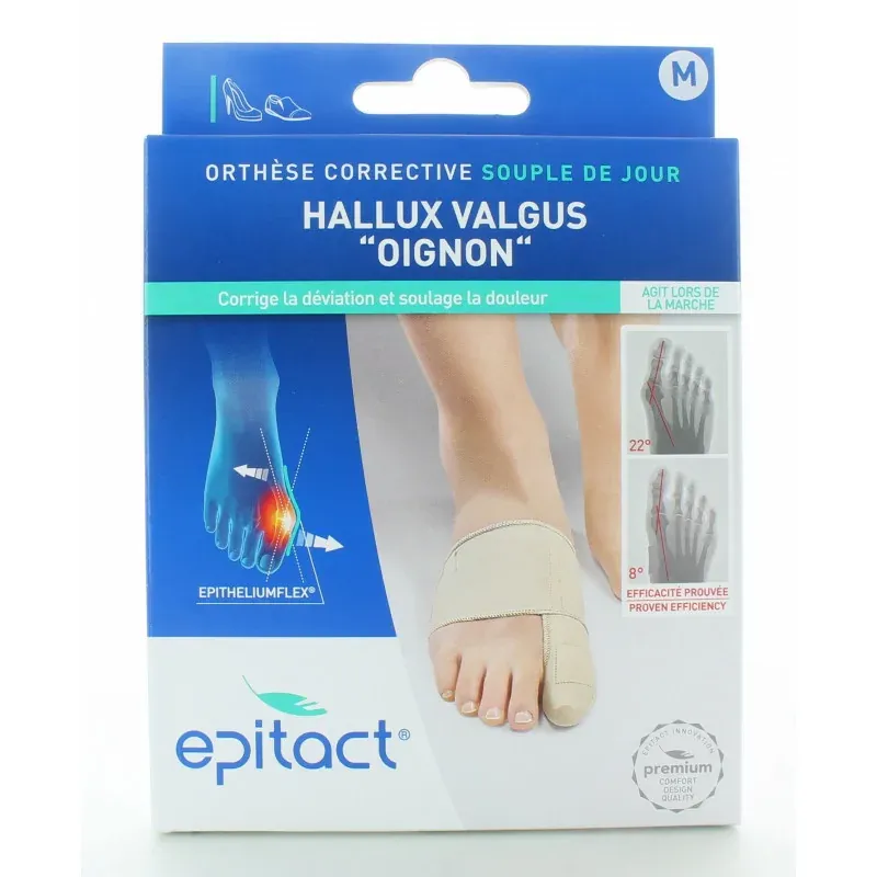 Epitact Orthèse Corrective Hallux Valgus "Oignon" taille M