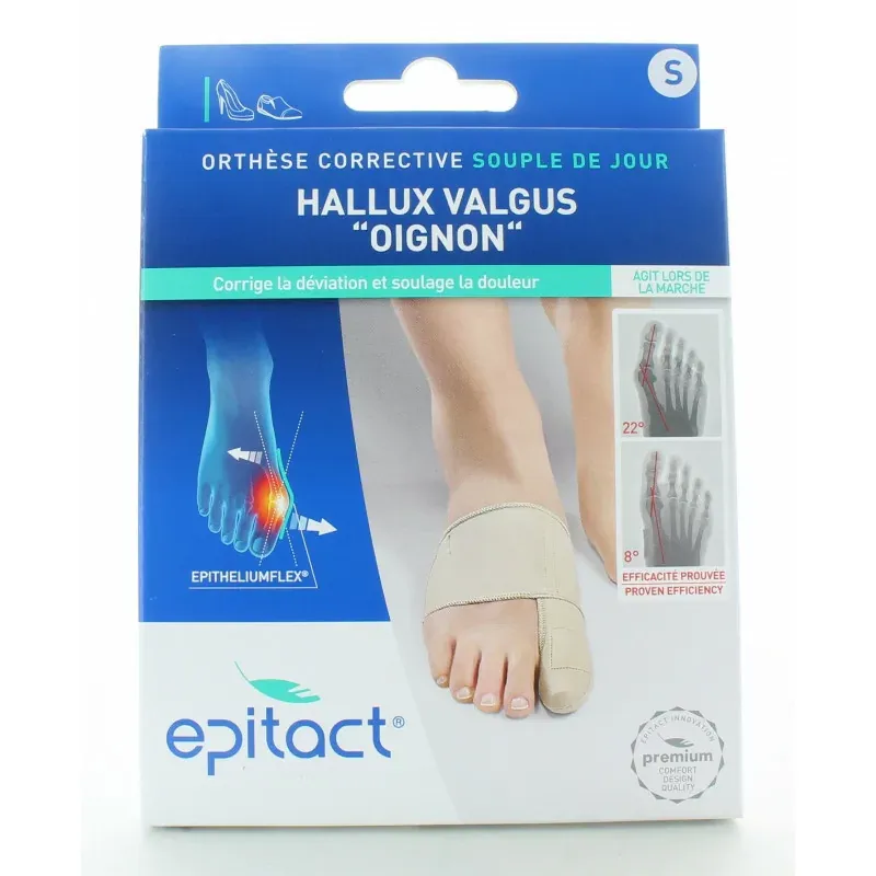 Epitact Orthèse Corrective Hallux Valgus "Oignon" taille S